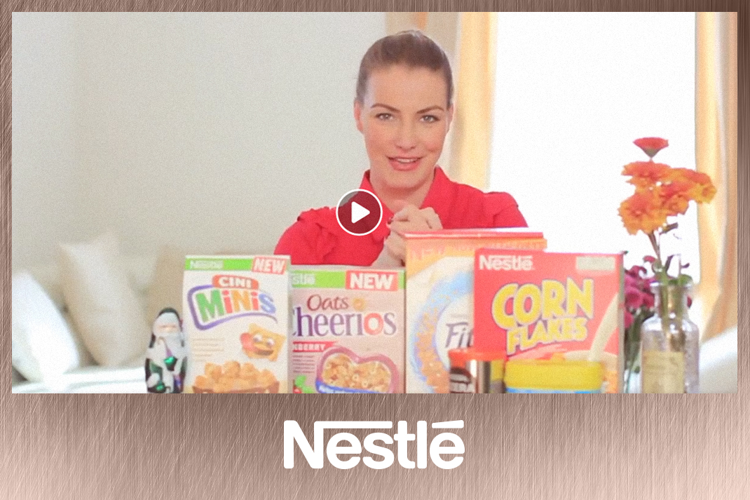 Takács Nóra videós együttműködés Nestlé